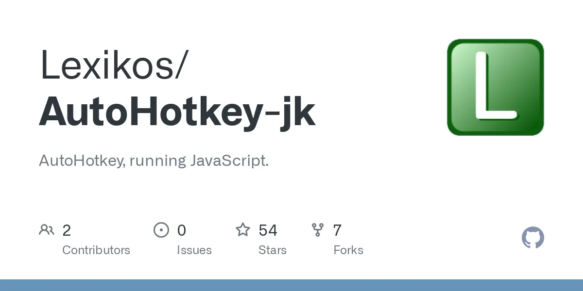 Autohotkey-jk - Windows automation with JavaScript